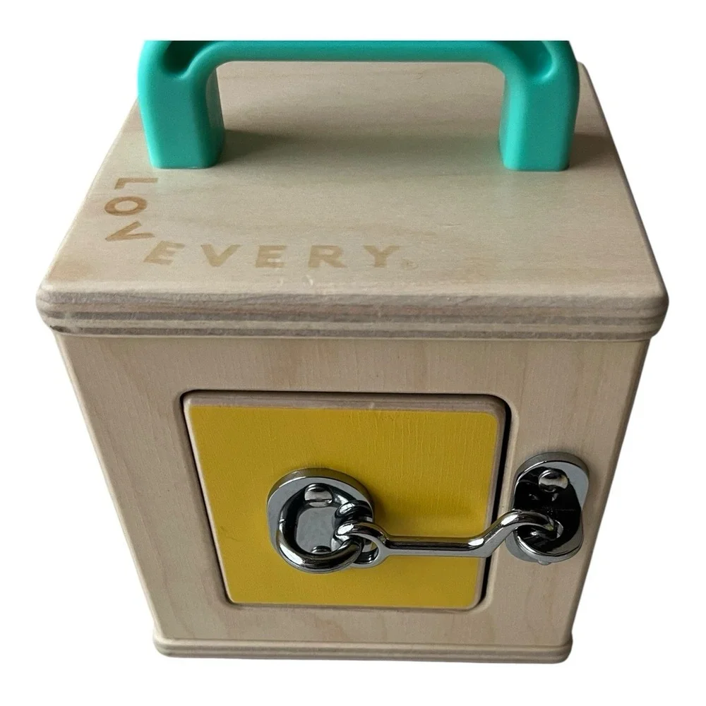 Lovevery Lock Box Latches The Realist Box Montessori Wooden Toddler Learning Toy